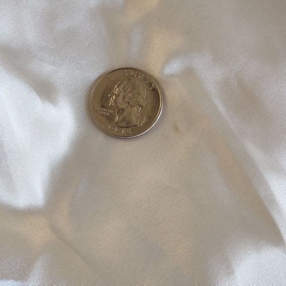 Hailey Logan by Adrianna Papell White Satin Mini Dress w/ Lace Straps Sz S - Picture 12 of 13